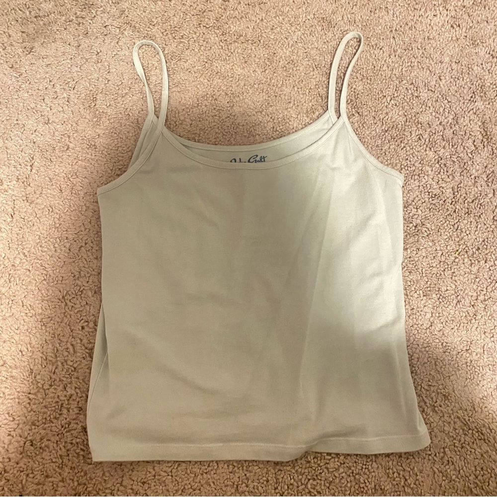 Brandy Melville John Galt green tank top